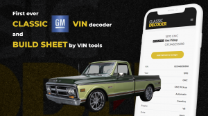 Classic GM VIN Decoder and Build Sheet