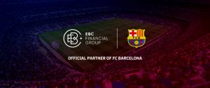 شراكة بارزة: تحتفل مجموعة EBC المالية ونادي برشلونة، جنبًا إلى جنب مع الرئيس جوان لابورتا، باتحاد التمويل وكرة القدم من خلال تبادل القمصان الاحتفالية. 