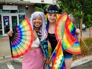 Lesbians at Stonewall Pride
