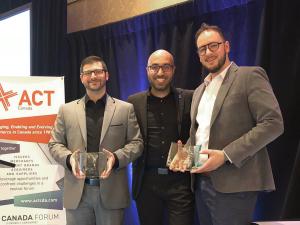 Zomaron with their ACT Canada Innovation Awards