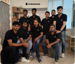 KubeSense CEO & Founder Venkatesh Radhakrishnan and the engineering team.