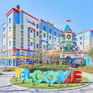 LEGOLAND Korea Resort welcome/entrance area.
