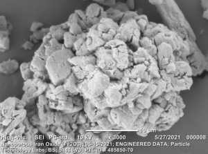 Nanoporous Iron Oxide Particle