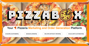 PizzaBox - Pizza restaurant marketing and sales platform converting online orders into loyal customers. Powered by RestoGPT AI.