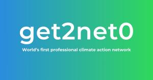 Logo for Get2Net0, the world's first professional climate action network