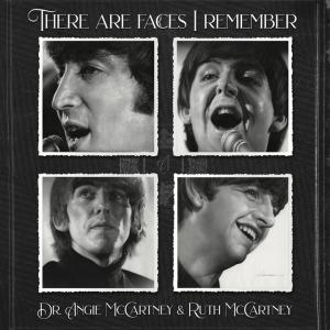 There Are Faces I Remember front cover featuring the 4 members of the Beatles in Black and White