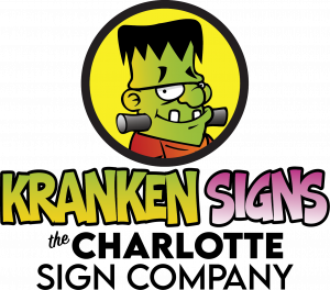 Kranken Signs logo is a trusted Charlotte sign company