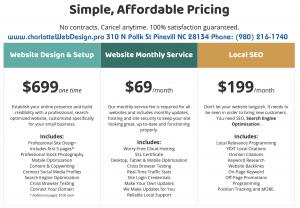 Example of Cheap Website Design in Charlotte NC