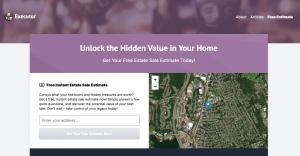 Executor's brings the first Instant Estate Sale Estimate tool to market