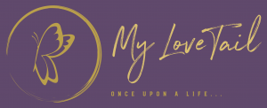 logo mylovetail with purple background