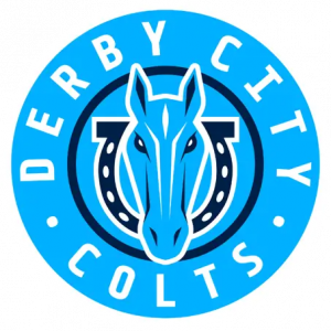 Logo for the Derby City Colts National Squash Team in Louisville, KY