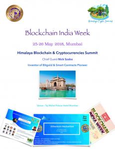 Himalaya Crypto Summit arrives in Mumbai ft. Nick Szabo 25-26 May 2018