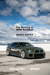 Scott Disick BMW M2 carwrap wrapped by 2wrap.com with an APA film called Black olive green