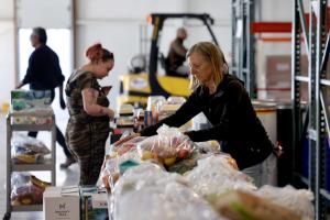 Food Bank volunteers are a critical part of the Food Bank's ability to serve the community.