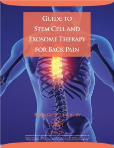 Stem Cells for Back Pain