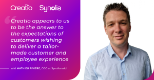 Creatio announces partnership with Synolia