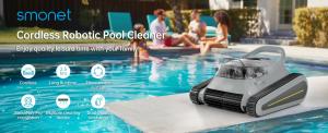 CR6 PRO grey SMONET robotic pool cleaner