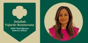 Girl Scouts of Central California South (GSCCS) is thrilled to announce the appointment of Delailah Fajardo-Rosencrans, a distinguished nonprofit leader and Fresno County native, as the organization’s new Chief Mission Delivery Officer.