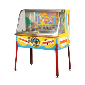 Genco Motorama coin-op driving game, made circa 1957 by Genco Corp., a U.S.-based company that released around 238 machines under the Genco name. (est. CA$9,000-$12,000).