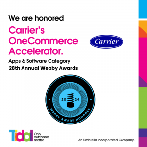 Tidal Commerce and Carrier work honoured by the 28th Annual Webby Awards