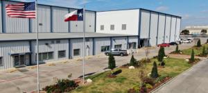 A photo of National Strand's new, state-of-the-art 55-acre facility in Baytown, TX