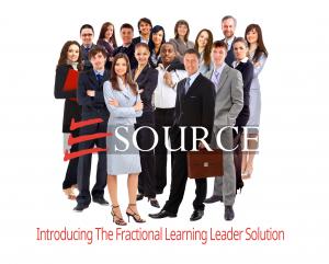 ESource Corporation image announcing the Fractional Learning Leader Solution