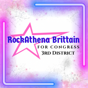 RockAthena Brittain Neon Campaign Logo