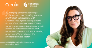 Creatio Partners with Sandbox Banking