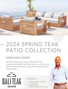 Teak furniture sale at the lake of the ozarks memorial day weekend