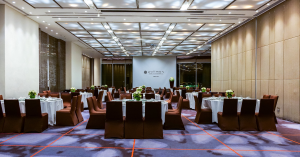 The Grand Ballroom at Pullman Saigon Centre hotel with a capacity of up to 300 guests