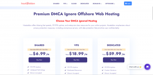 Hostaddon DMCA Ignore Hosting