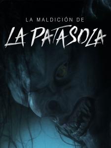 Cara del monstruo de La Patasola con logo en español.