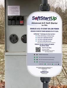 Plug-in A/C soft starter allows multiple A/Cs to run simultaneously
