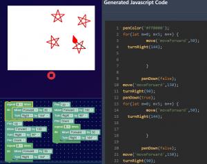 Senseii Games blocks create code