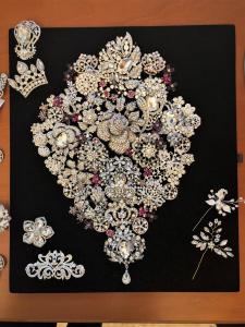 Glam Bouquet creates a unique and one of kind wedding bouquet