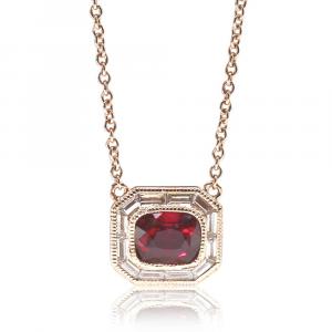 Necklace with Ruby Gemstone
