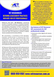 RPL Assessments - Vet Resources