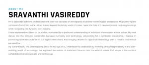 About (Author) Sravanthi Vasireddy