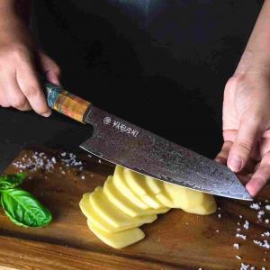 Yakushi Knives - Japanese Damascus Kitchen Knife