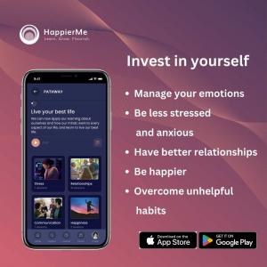 An image of the HappierMe app