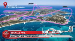 A concept race circuit over Rottnest Island Western Australia