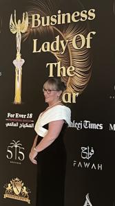 Jennifer McShane Bary arriving at the 2004 Business Lady of the Year Ceremony