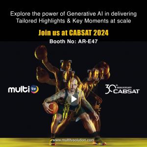 MultiTV Solution is exhibiting at CABSAT 2024