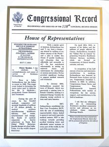 U.S. House of Representatives Congressional Record