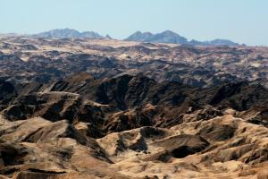 Desert, mountains and canyons in Namibia