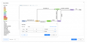 The Pattern Matching Query Builder in 13.0 leverages intuitive graph visualizations, allowing users to explore and identify graph patterns effortlessly.