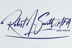 Smith Profits Signature Logo with Smile