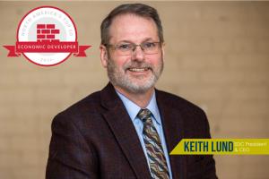 Keith Lund awarded Top 50 Economic Developer of North America 2024.