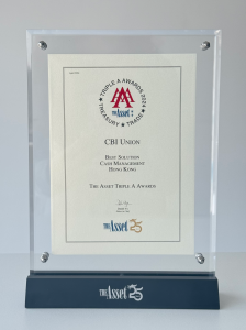 CBi Union, a subsidiary of CBiGroup, Wins The Asset Triple A Award