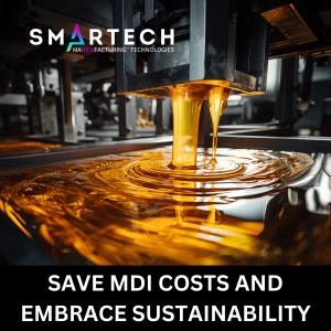 SMARTECH has completed the installation and commissioning of the first SMARTMDI system at a US OSB mill. SMARTMDI is an innovative MDI resin suspension system that reduces MDI consumption by more than 15% while keeping board properties equal or better.